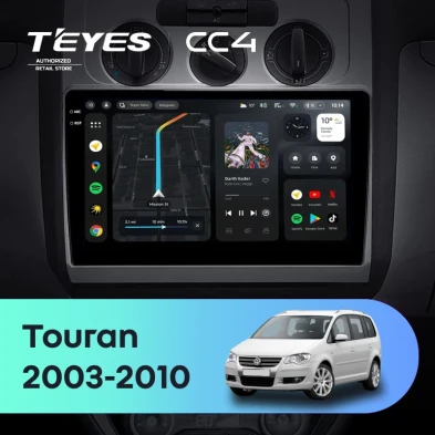Штатная магнитола Teyes CC4 6/64 Volkswagen Touran 1 (2003-2010) F2