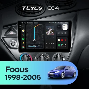 Штатная магнитола Teyes CC4 Pro 8/128 Ford Focus 1 (1998-2005) (11")