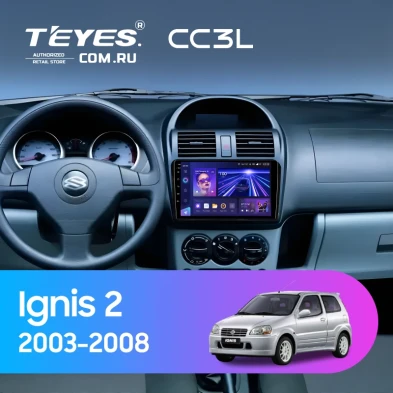 Штатная магнитола Teyes CC3L 4/64 Suzuki Ignis 2 (2003-2008)