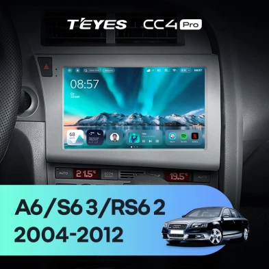 Штатная магнитола Teyes CC4 Pro 12/256 Audi S6 3 (2006-2011)