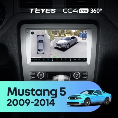 Штатная магнитола Teyes CC4 Pro 360 12/256 Ford Mustang 5 S-197 (2009-2014) F1
