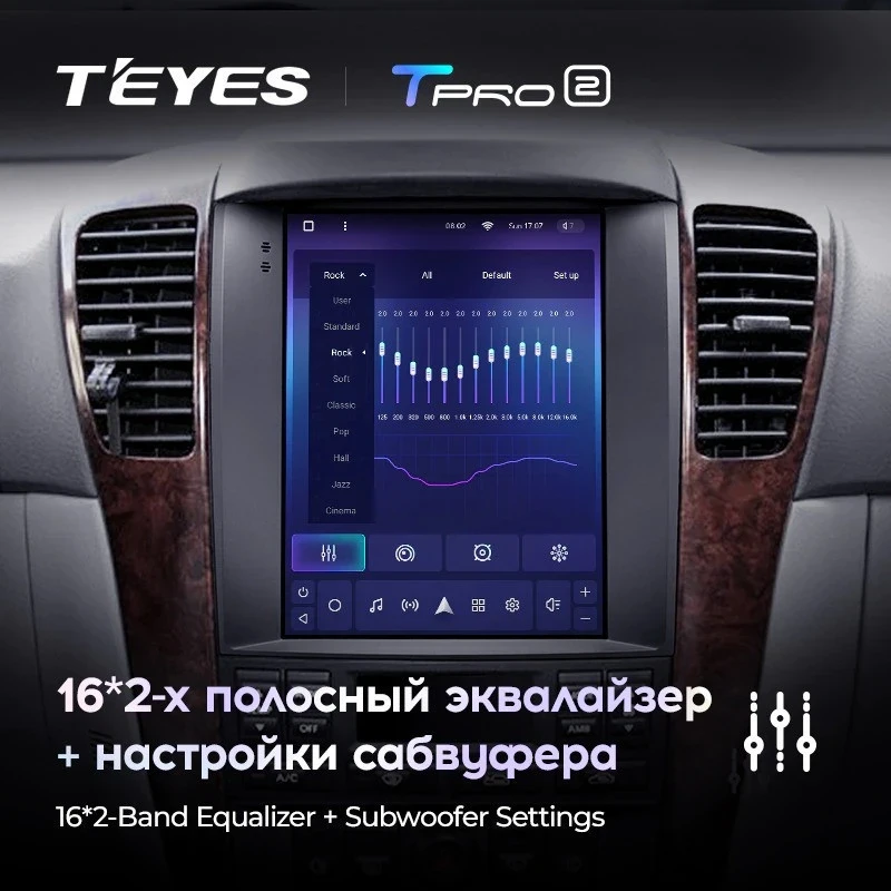 Штатная магнитола Tesla style Teyes TPRO 2 4/64 Kia Sorento BL (2002-2006)