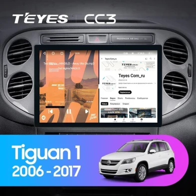 Штатная магнитола Teyes CC3 2K 4/32 Volkswagen Tiguan 1 NF (2006-2017) F2 (11")