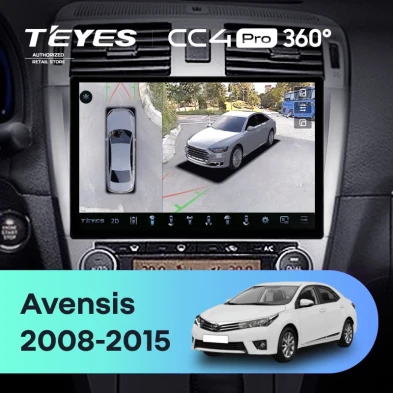 Штатная магнитола Teyes CC4 Pro 360 8/128 Toyota Avensis 3 (2008-2015) F1 (13")