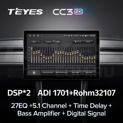 Штатная магнитола Teyes CC3 2K 6/128 Honda CR-V 4 RM RE (2011-2018) Тип-A (13") 10 inch