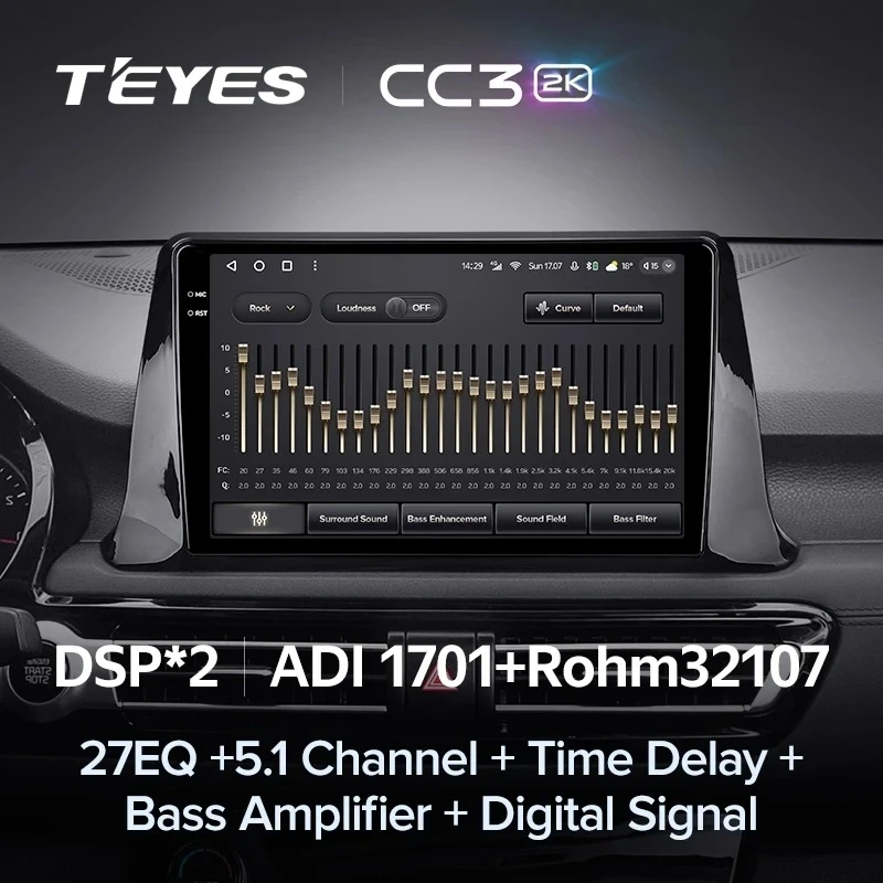 Штатная магнитола Teyes CC3 2K 4/32 Kia Seltos SP2 (2019-2023)