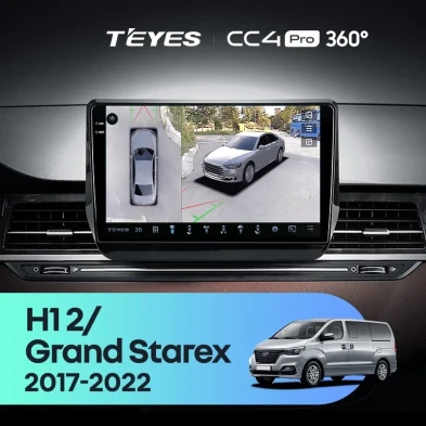 Штатная магнитола Teyes CC4 Pro 360 8/128 Hyundai H1 2 Grand Starex TQ (2017-2022)