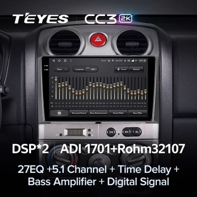 Штатная магнитола Teyes CC3 2K 6/128 Chevrolet Colorado (2006-2012)
