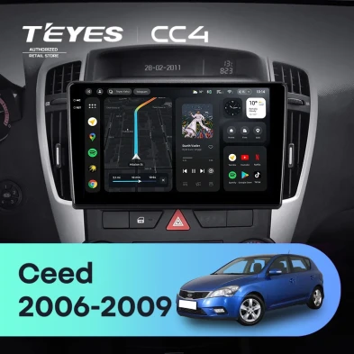 Штатная магнитола Teyes CC4 6/64 Kia Ceed (2006-2009)