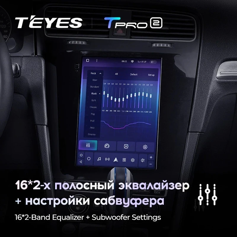 Штатная магнитола Tesla style Teyes TPRO 2 6/128 Volkswagen Golf 7 (2012-2020)